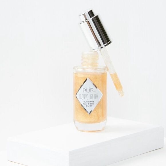 PUR Cosmetics Crystal Clear Iconic Glow Shimmer Oil, 1 FL Oz D7 - Picture 1 of 7
